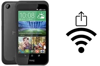 How to generate a QR code with the Wi-Fi password on a HTC Desire 320