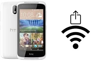 How to generate a QR code with the Wi-Fi password on a HTC Desire 326G dual sim