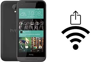 How to generate a QR code with the Wi-Fi password on a HTC Desire 520