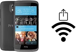 How to generate a QR code with the Wi-Fi password on a HTC Desire 526