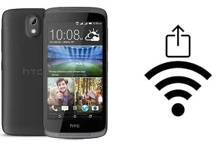 How to generate a QR code with the Wi-Fi password on a HTC Desire 526G+ dual sim