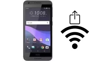 How to generate a Wi-Fi QR code on an HTC Desire 555