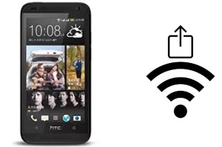 How to generate a QR code with the Wi-Fi password on a HTC Desire 601 dual sim