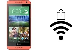 How to generate a QR code with the Wi-Fi password on a HTC Desire 610