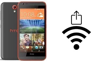 How to generate a QR code with the Wi-Fi password on a HTC Desire 620G