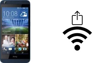 How to generate a Wi-Fi QR code on an HTC Desire 626G