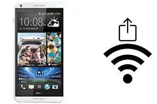 How to generate a QR code with the Wi-Fi password on a HTC Desire 816