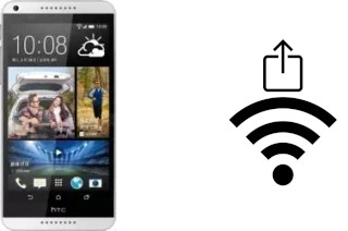 How to generate a Wi-Fi QR code on an HTC Desire 816 Dual