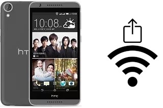 How to generate a QR code with the Wi-Fi password on a HTC Desire 820G+ dual sim