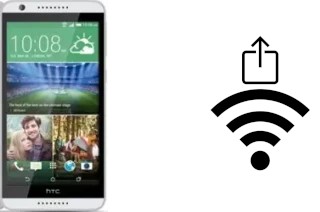 How to generate a QR code with the Wi-Fi password on a HTC Desire 820s