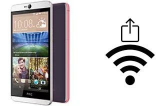 How to generate a Wi-Fi QR code on an HTC Desire 826 dual sim