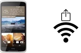 How to generate a QR code with the Wi-Fi password on a HTC Desire 828