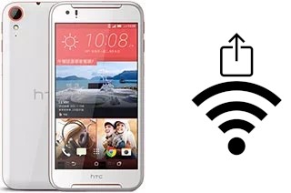 How to generate a QR code with the Wi-Fi password on a HTC Desire 830