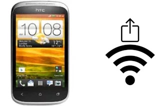 How to generate a Wi-Fi QR code on an HTC Desire C