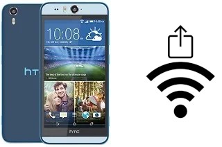 How to generate a QR code with the Wi-Fi password on a HTC Desire Eye