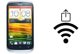 How to generate a QR code with the Wi-Fi password on a HTC Desire V