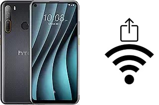 How to generate a Wi-Fi QR code on an HTC Desire 20 Pro