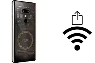 How to generate a QR code with the Wi-Fi password on a HTC Exodus 1