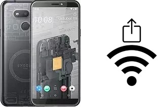 How to generate a QR code with the Wi-Fi password on a HTC Exodus 1s