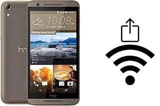 How to generate a QR code with the Wi-Fi password on a HTC One E9s dual sim