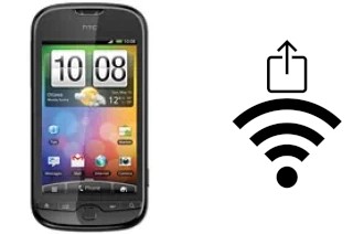 How to generate a QR code with the Wi-Fi password on a HTC Panache