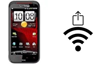 How to generate a QR code with the Wi-Fi password on a HTC Rezound