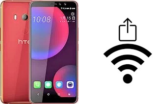 How to generate a QR code with the Wi-Fi password on a HTC U11 Eyes