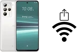 How to generate a Wi-Fi QR code on an HTC U23 Pro