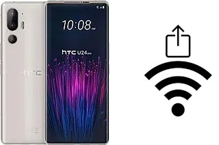 How to generate a QR code with the Wi-Fi password on a HTC U24 Pro