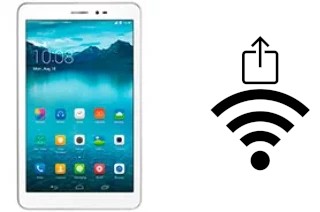 How to generate a QR code with the Wi-Fi password on a Huawei MediaPad T1 8.0