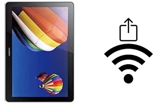 How to generate a Wi-Fi QR code on an Huawei MediaPad 10 Link+