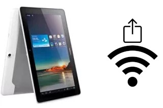 How to generate a QR code with the Wi-Fi password on a Huawei MediaPad 10 Link