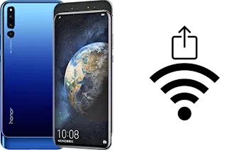 How to generate a QR code with the Wi-Fi password on a Huawei Honor Magic 2