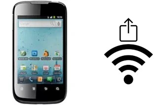 How to generate a QR code with the Wi-Fi password on a Huawei Ascend II