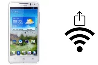 How to generate a QR code with the Wi-Fi password on a Huawei Ascend D quad XL