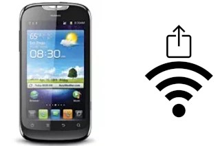 How to generate a QR code with the Wi-Fi password on a Huawei Ascend G312