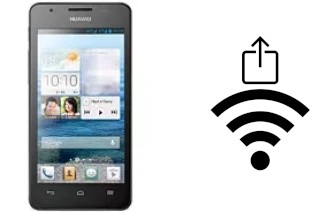 How to generate a QR code with the Wi-Fi password on a Huawei Ascend G525