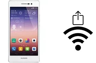 How to generate a QR code with the Wi-Fi password on a Huawei Ascend P7