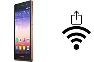 How to generate a QR code with the Wi-Fi password on a Huawei Ascend P7 Sapphire Edition