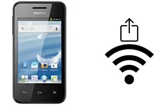 How to generate a QR code with the Wi-Fi password on a Huawei Ascend Y220