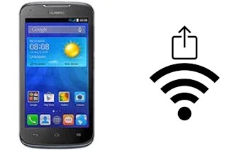 How to generate a QR code with the Wi-Fi password on a Huawei Ascend Y520