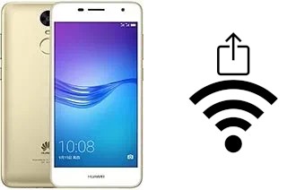 How to generate a QR code with the Wi-Fi password on a Huawei Enjoy 6