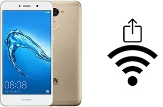 How to generate a QR code with the Wi-Fi password on a Huawei Y7 Prime