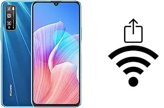 How to generate a Wi-Fi QR code on an Huawei Enjoy Z 5G