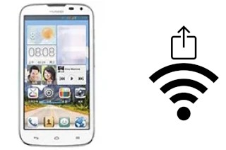 How to generate a QR code with the Wi-Fi password on a Huawei Ascend G730