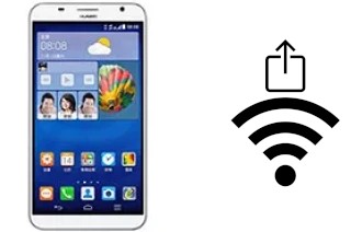 How to generate a QR code with the Wi-Fi password on a Huawei Ascend GX1