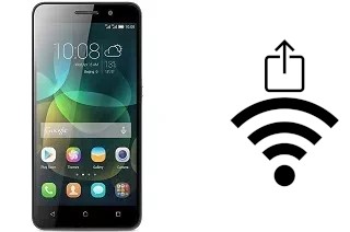 How to generate a QR code with the Wi-Fi password on a Huawei Honor 4C