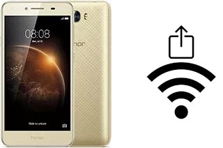 How to generate a Wi-Fi QR code on an Huawei Honor 5A