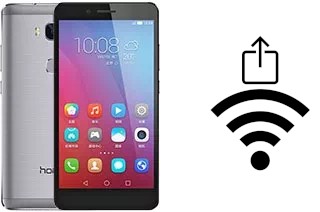 How to generate a QR code with the Wi-Fi password on a Huawei Honor 5X