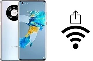 How to generate a QR code with the Wi-Fi password on a Huawei Mate 40E 4G